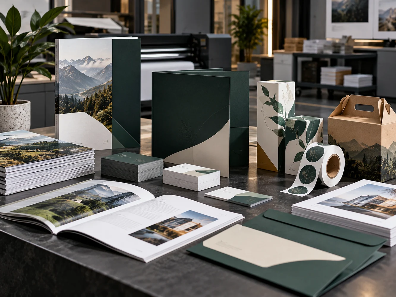 Corporate printing and branded print materials