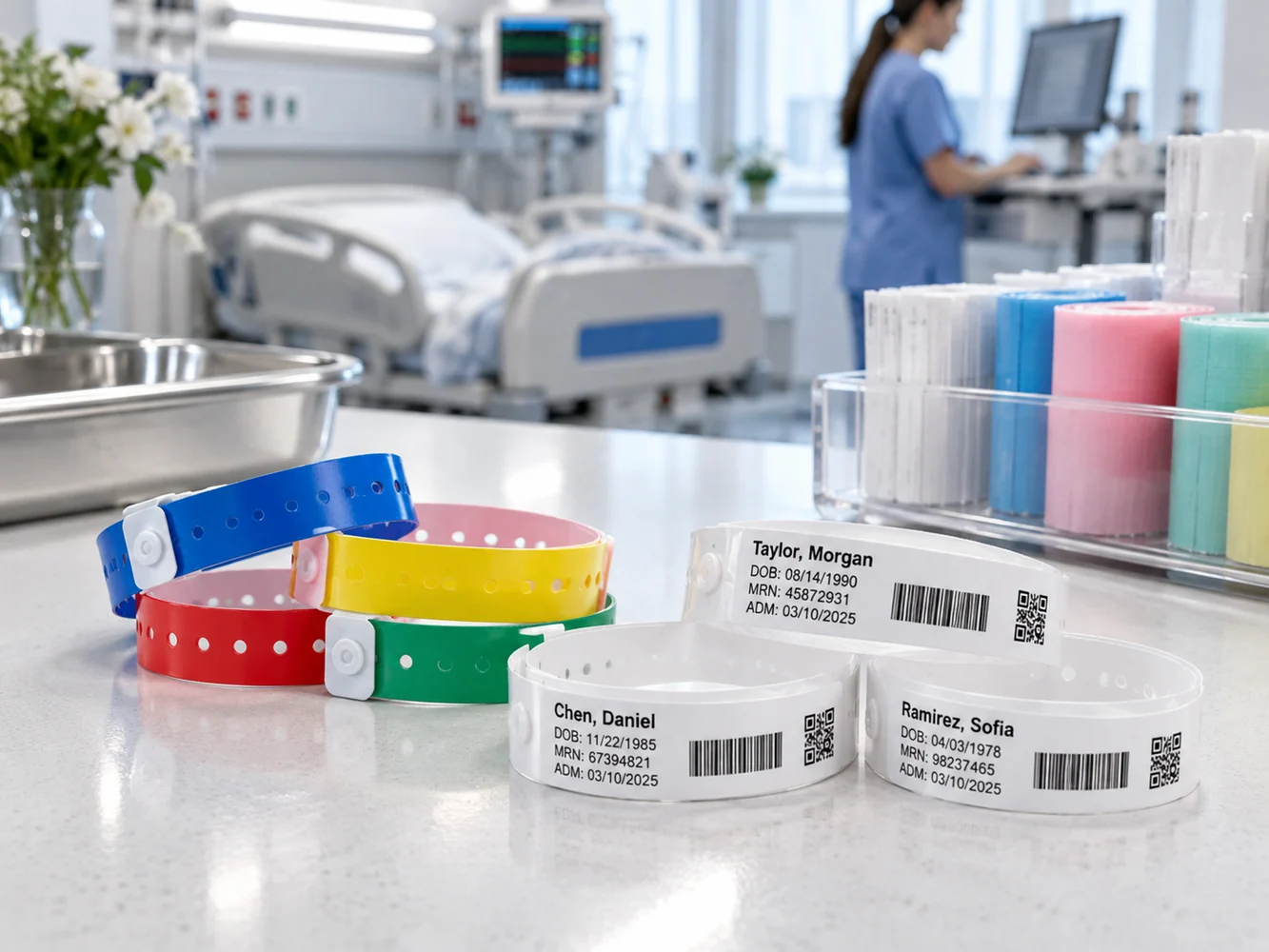 Patient wristbands